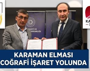 Karaman Elması Coğrafi İşaret Yolunda